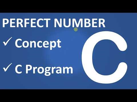 PERFECT Number | C Program to Check Perfect Numbers | BCA Problem Solving Tech. | #jischolars