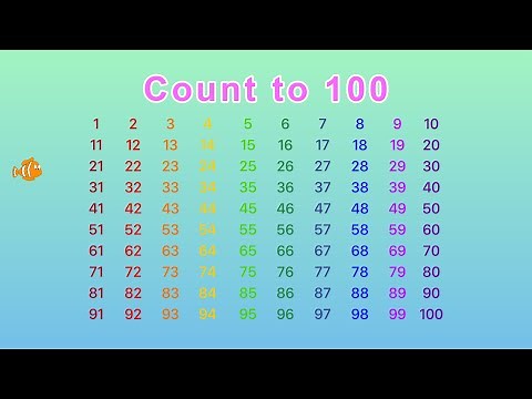 Count up to 100 Video | Numbers 1 to 100 in English | Skip Counting - Golden Kids Learning