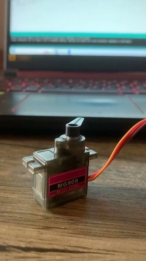 Micro servo MG90s control using ARDUINO NANO #servomotors #arduinonano