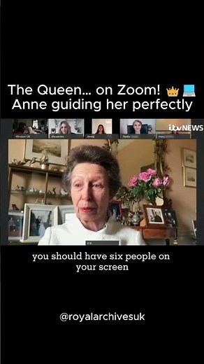 When the Queen Learned Zoom — With Princess Anne’s Perfect Help 👑💻❤️