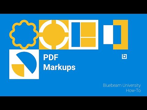 Bluebeam Revu: How to use PDF Markups