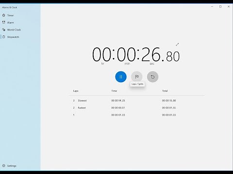 How to set a timer on a Windows 10 PC