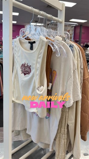 Fresh racks hit the floor every morning 👀 Denim, sweaters, sneakers more. Stop by Plato’s Closet Euless today! | Plato's Closet - Euless, TX