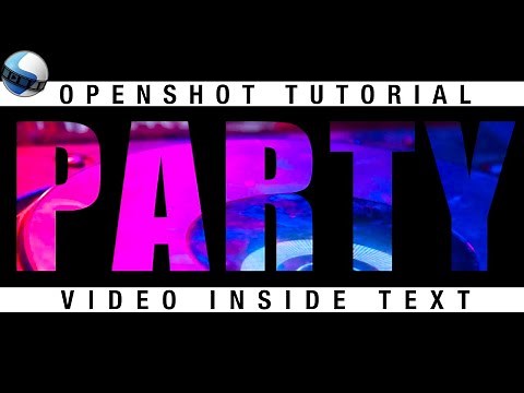 Openshot video in text effect | Video Inside Text | Openshot video editor tutorial in hindi