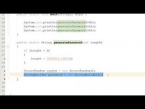 How to Make a Password Generator in Java