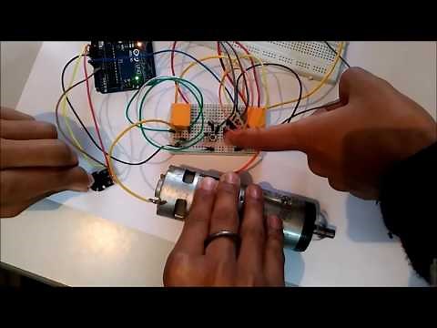 DC Motor Speed and Direction Control using Arduino
