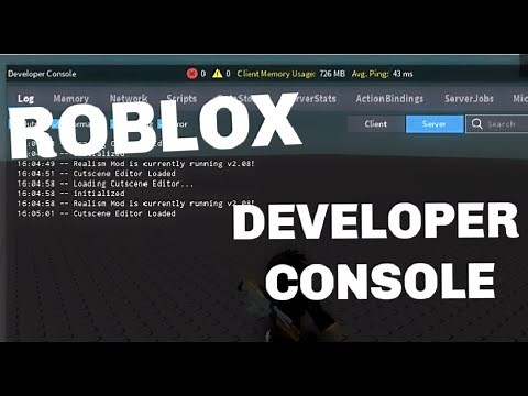 ROBLOX STUDIO | How to use the Output/Developer Console (Parts, WalkSpeed, JumpPower)