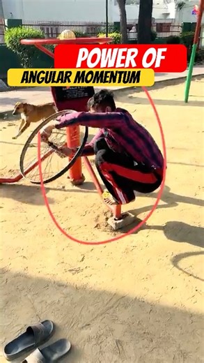 angular momentum class 11 | physics experiments #physics #experiment #shorts