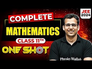 Complete Class 11th MATHEMATICS in 1 Shot | Maha Revision - JEE Main 2024