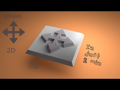 2d image to 3d model with blender in 2 MINUTES | EASIEST TUTORIAL