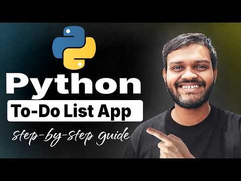 I Built This To-Do List App Using Python | Complete Tutorial for Beginners