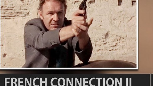 The French Connection II 1975, Gene Hackman, Fernando Rey, Bernard Fresson (Eng).