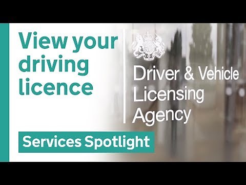 View your driving licence on GOV.UK