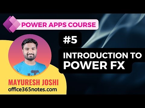5. Introduction to Power Fx Formulas in Power Apps | Power Apps Course