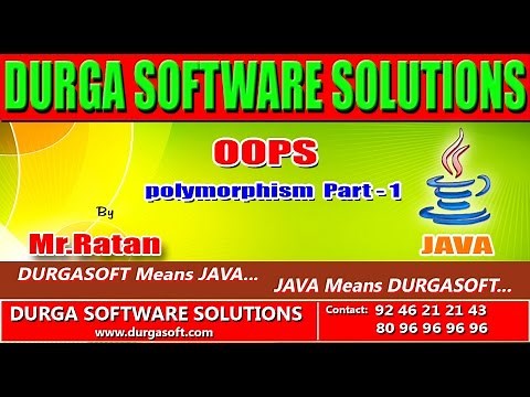 Corejava - OOPs -Polymorphism Part - 1