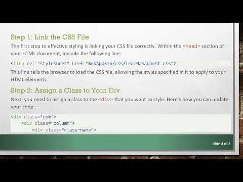 How to Add CSS Styling to Your HTML Code