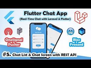 Flutter Chat App with Laravel From scratch | #5 : Chat Screen with Rest Api, Bloc and Freezed