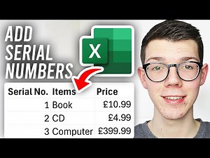 How To Add Serial Numbers In Excel - Full Guide