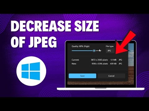How to Decrease the Size of JPEG Image in KB (Easy Method)