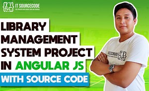 Library Management System Project in Angular JS Source Code