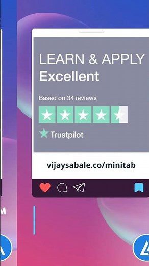 Minitab Training and Handholding Program