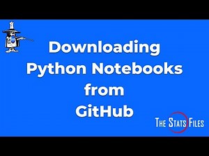 How to Download Python Jupyter Notebooks from GitHub