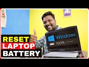 HOW TO FIX OR RESET LAPTOP'S BATTERY!