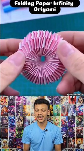How to Make an Infinity Origami from Paper ✨