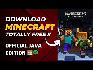 Download MINECRAFT for FREE on Your PC !! | Official Java Edition 2023