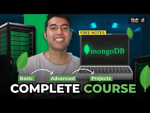 MongoDB Complete Course Tutorial in Hindi🔥Free Notes & Projects
