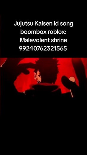 Jujutsu Kaisen id song boombox roblox #boombox #roblox #роблокс #song #music #anime #jujutsukaisen