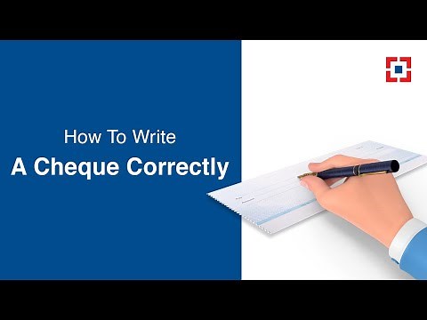 How To Write A Cheque Correctly | HDFC Bank