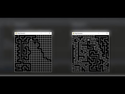 Maze Generator + Path Finding with Python Pygame (With Source Code)