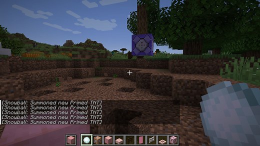 How to make explosive snowballs in Minecraft