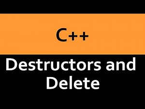 C++ Destructors and the Delete command