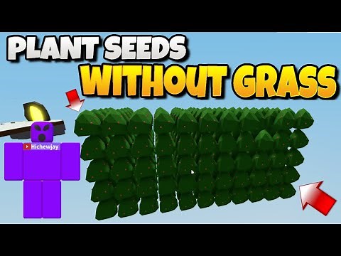 How to plant seeds WITHOUT GRASS in roblox islands! (Script 2021 Pastebin)