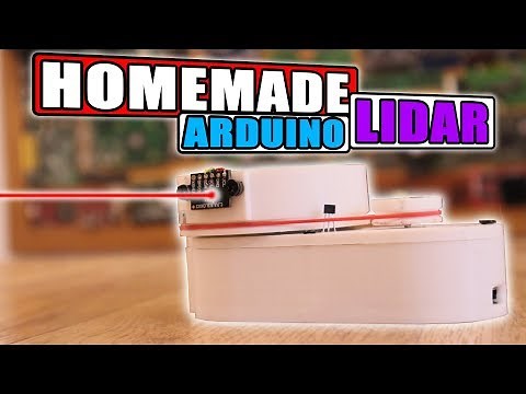 Homemade LIDAR sensor with Arduino & Processing