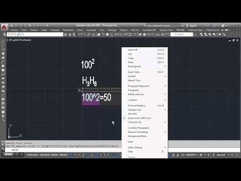 AutoCAD Varian Subscript and Supersubscript | tips