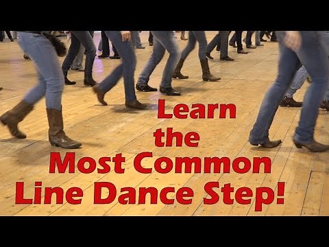Learn the Most Common Line Dance Step
