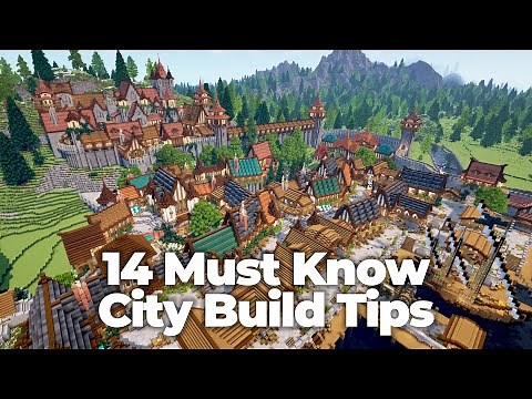 Minecraft | 14 Must Know Starting Tips For Building a City