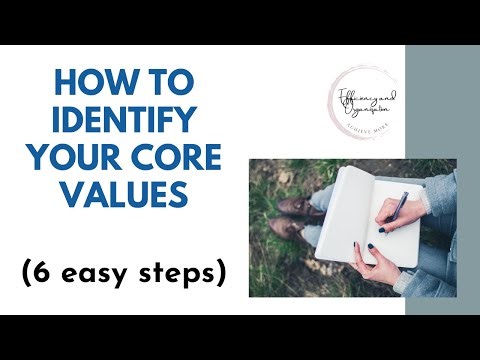How to Identify Your Core Values