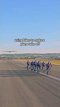 Making A Plane Fly With Bikes 🤯