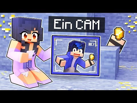 Using CAMERAS To SPY On My Friends In Minecraft!