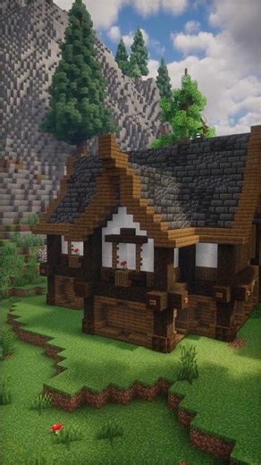 🏠 Best Easy Minecraft Starter House for Survival (Beginner-Friendly Build) #minecraft