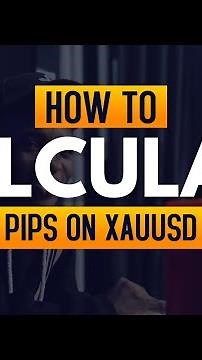 Xauusd Pips Calculation (SHORT)