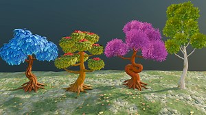 Creating a Stylized Trees Generator in Blender ( free Download)