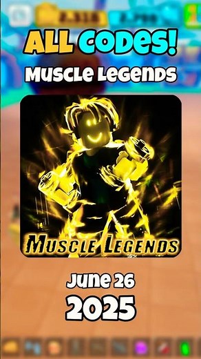 All WORKING Codes for Muscle Legends!