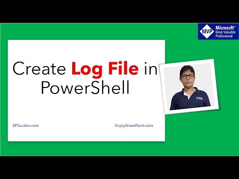PowerShell create log file with date | Create Log File in PowerShell