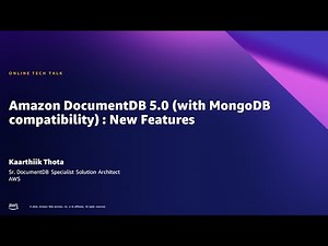 Getting Started with Amazon DocumentDB (with MongoDB compatibility) 5.0 features