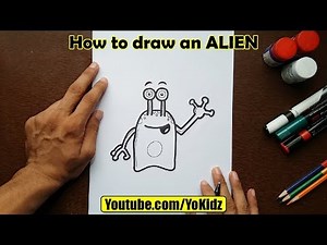 How to draw an ALIEN